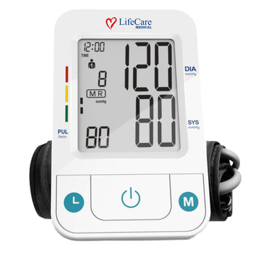 Life Care LC-480 Digital Blood Pressure Monitor with Adjustable Cuff & LCD Display