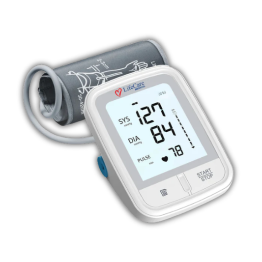 Life Care LC-500 Digital Blood Pressure Monitor with Adjustable Cuff & LCD Display