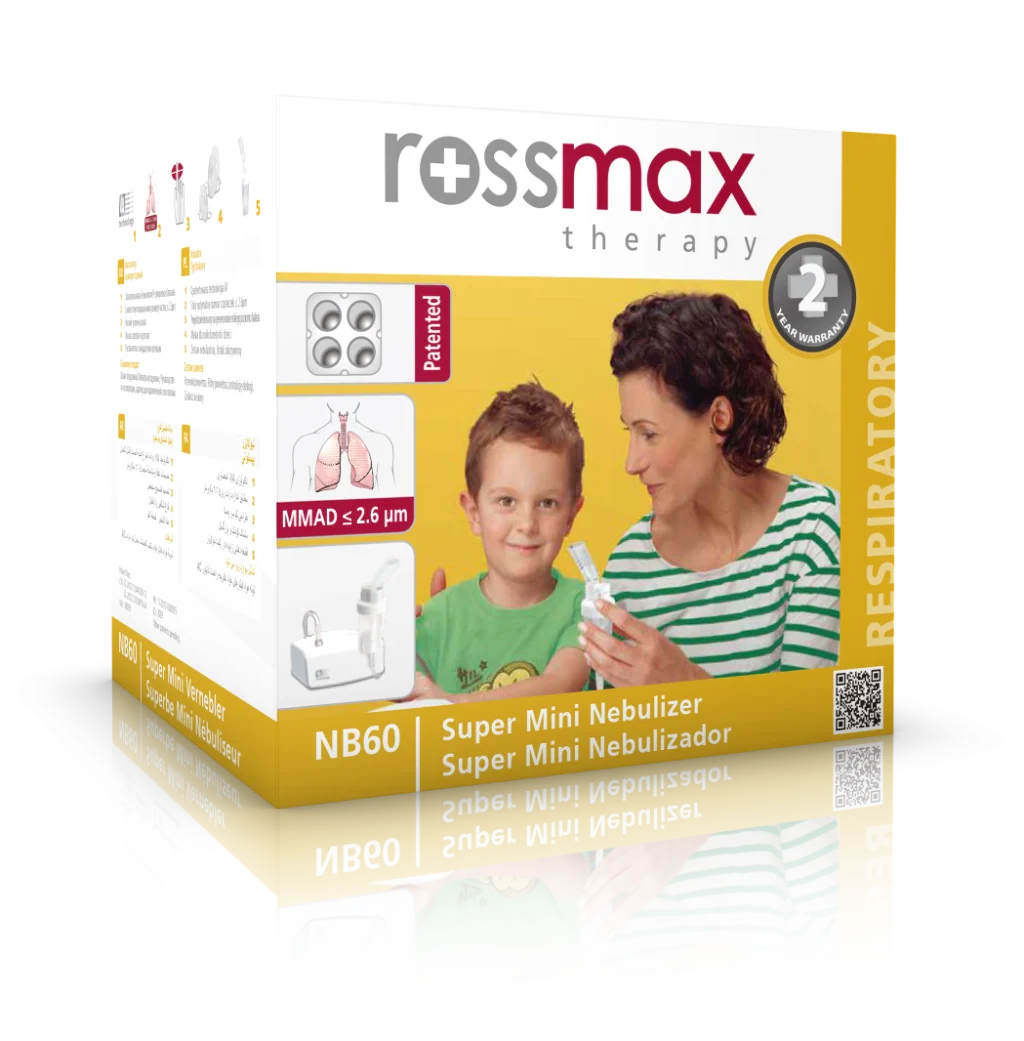 Rossmax NB500 Heavy Duty Piston Nebulizer Machine – Premium Clinical Grade Respiratory Support | VAT Technology & Ultra-Quiet Operation