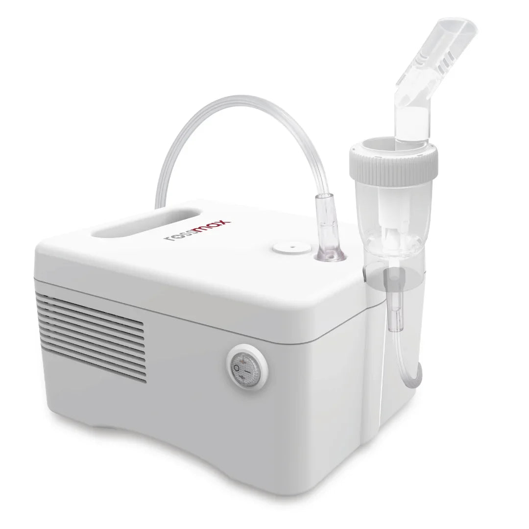 Rossmax NJ100 Piston Nebulizer Machine – Clinical Grade Hospital & Home Care Inhaler | 2-in-1 Easy Clean Design