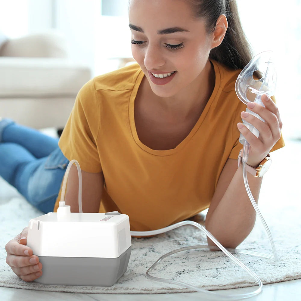 Rossmax NL100 Piston Nebulizer Machine – Compact Home Care Inhaler | High-Efficiency Particle Delivery