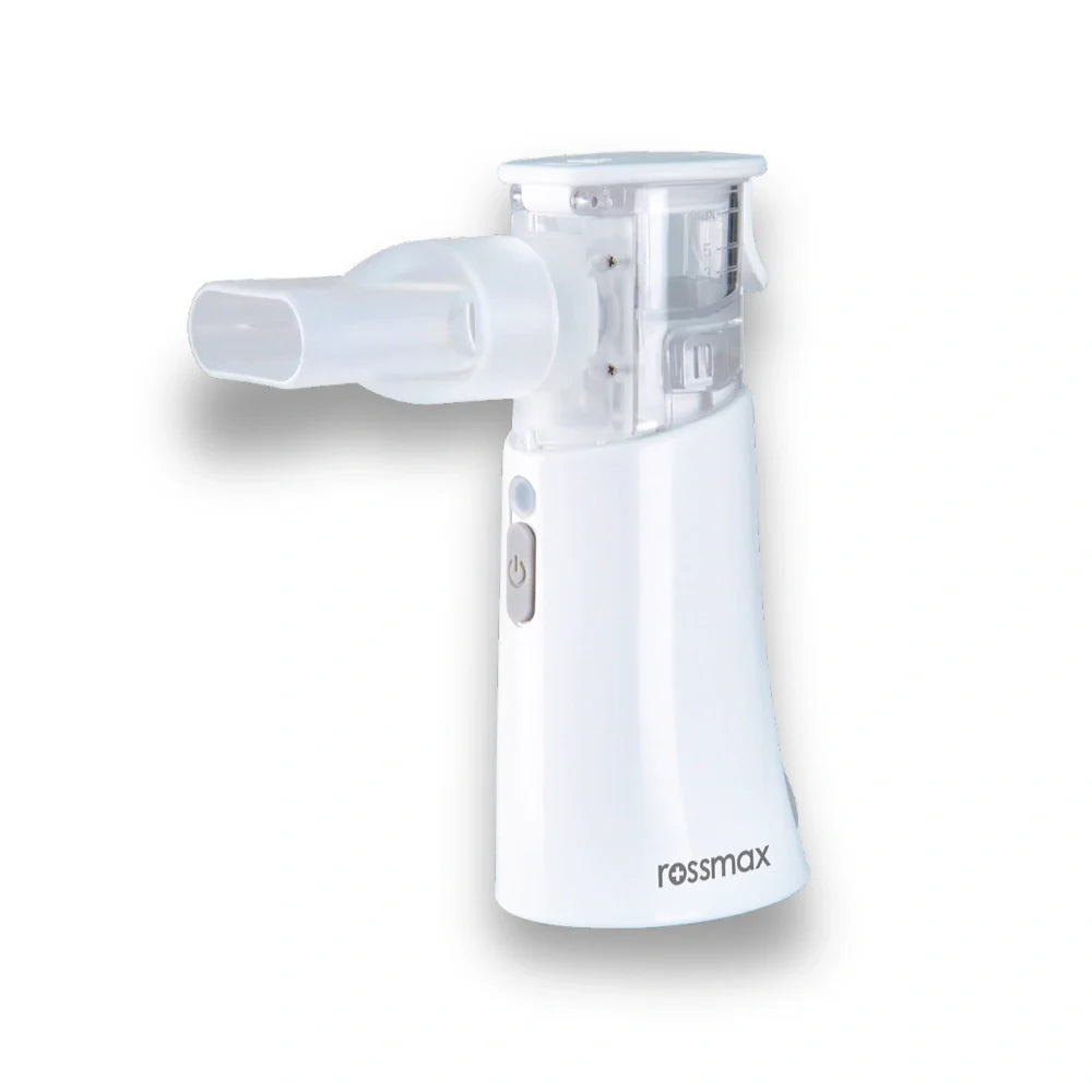 Rossmax NC200 Portable Mesh Nebulizer – Ultra-Silent Handheld Nebulizer Machine | Travel-Friendly USB Powered Inhaler