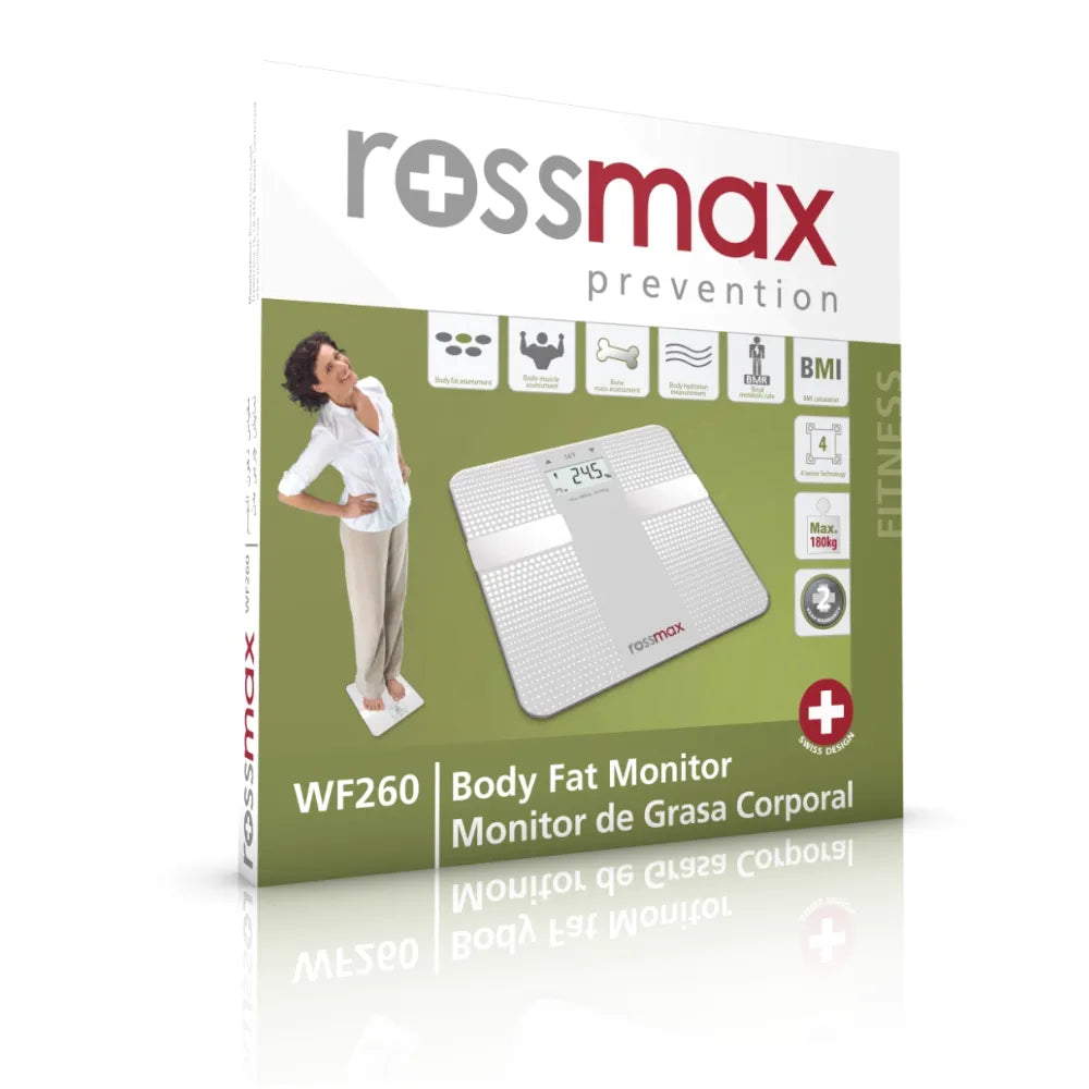 WF260 Body Fat Monitor Digital Bathroom Scale 180kg