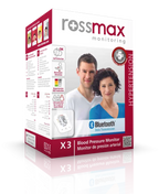 Rossmax X3 BT Automatic Blood Pressure Monitor – Bluetooth Connectivity